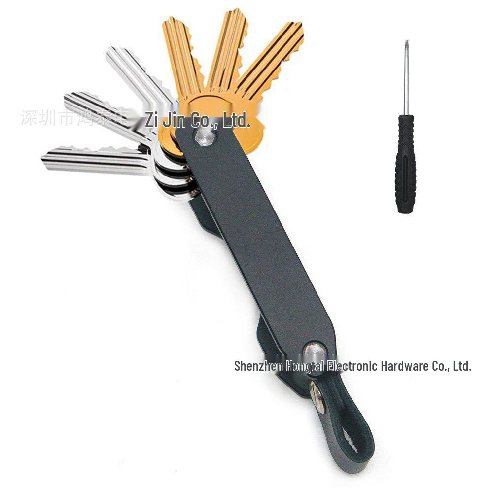 Алюминиевый органайзер для ключей с трекером Airtag и пряжкой для хранения на открытом воздухе