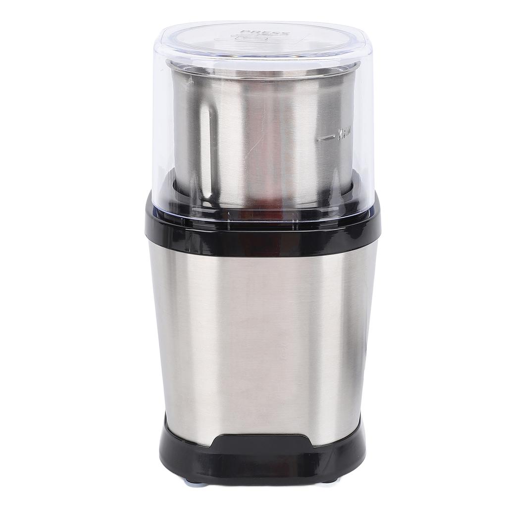 Electric Coffee Grinder 200W 60g Large Capacity Stainless Steel Grinder Cup Nuts Spice Grinder for