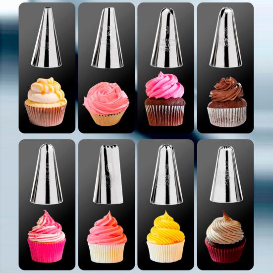 Съемная трубка для украшения печенья с различными конструкциями. Простая в использовании. Чистый пищевой удобный инструмент для прессования печенья.