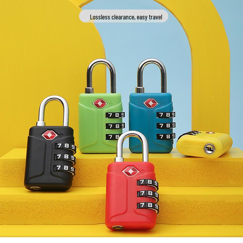 Cross-border TSA007 Customs Lock ABS Lightweight Luggage/Gym Locker Combination Padlock - New Model