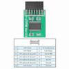 Модуль TPM 2.0 MSI TPM 2.0 Модуль Сильное Шифрование 14-контактный Интерфейс LPC Плата Модуля TPM для Win11 Зеленый