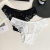 Half Hip Comfortable and Sexy Thong Panties Hot Lace Low Waist Triangle Women's Panties