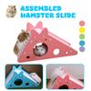 Funny Hamster Slide Toy Guinea Pig Assembled Slide Toys Chinchillas Hamster House Cage Breathable Hamster Accessories
