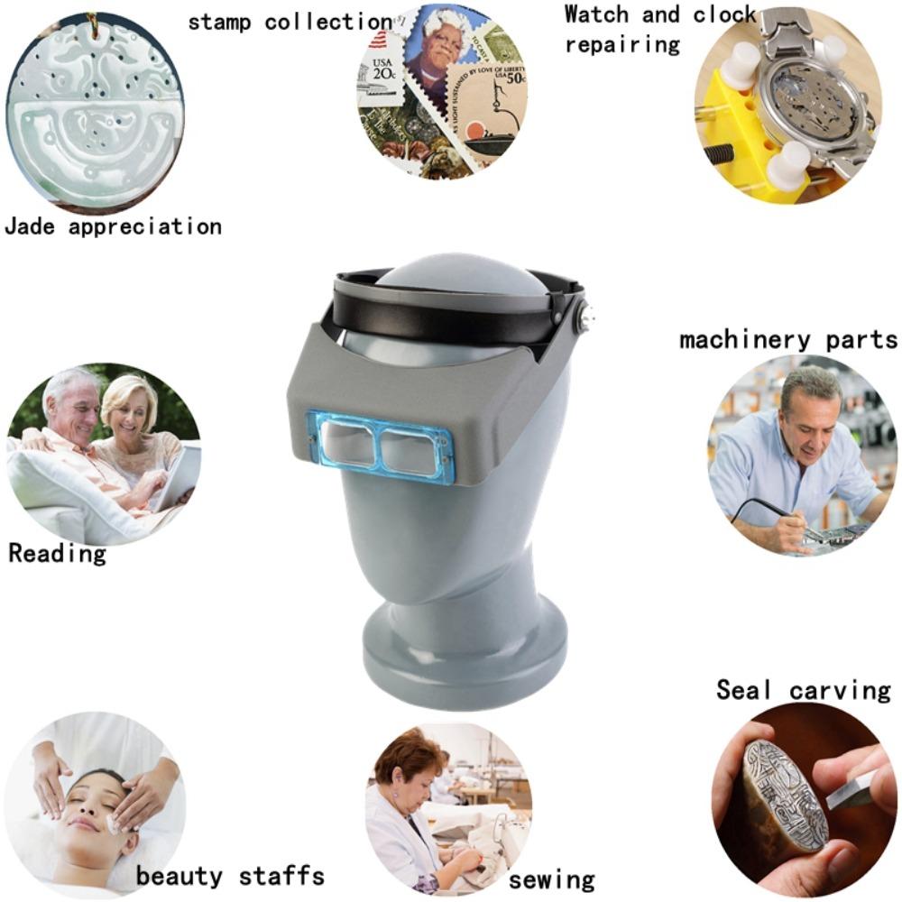 Hands Free For Watch Repair Jewelry Single Lens Eye Loupe Magnifier Magnifying Glasses Electronics