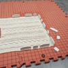 9 шт. Пенопластовый блокирующий коврик 32x32 см Пенопластовая подкладка для блокировки вязания с 100 шт. Т-образных шпилек 38 мм Для вязания крючком, пряжи, рукоделия и вязания