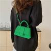 Chic Simple Crossbody Bag For Women Street Style Pu Leather Square Shoulder Bag