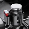 Car Cup Holder Expander Adapter Adjustable Base U-shaped Handle Slot Multi-functional Drink Holder Interior Accessories