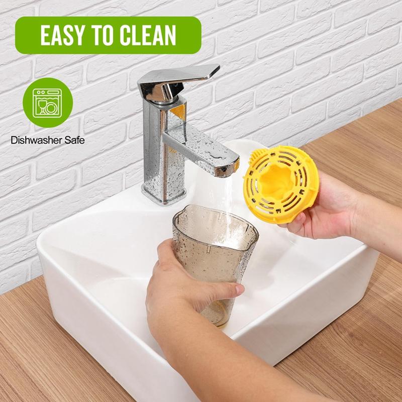 Ручная соковыжималка с мерным стаканом, простая соковыжималка для апельсинов и лимонов