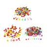 100Pcs Colored Split Pins Metal Paper Fasteners Round Brads Heart Brads Flower Brads Scrapbooking Brads for Paper Craft