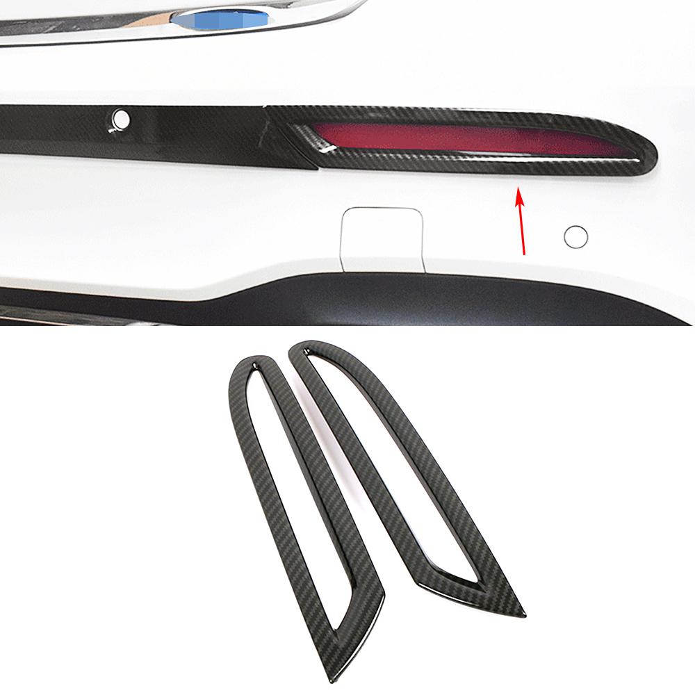 Цвет углеродного волокна для Mercedes Benz A Class W177 V177 A180 A200 A250 Автомобильный задний бампер противотуманная фара рамка декоративная накладка