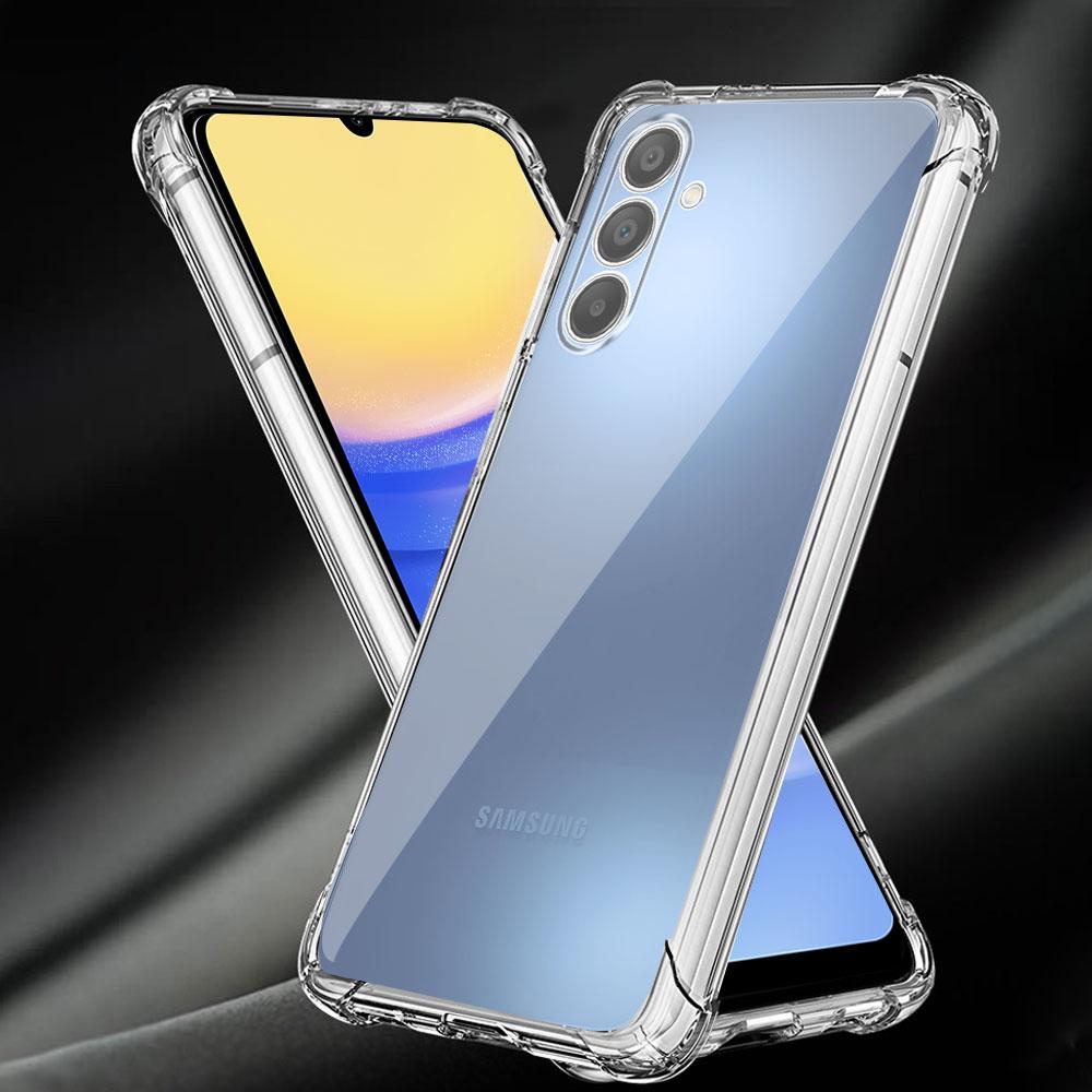 Shockproof Airbag Clear Case For Samsung A15 4G 5G Soft Clear Silicone Phone Case For Samsung Galaxy A15 A156B A155F Back Cover