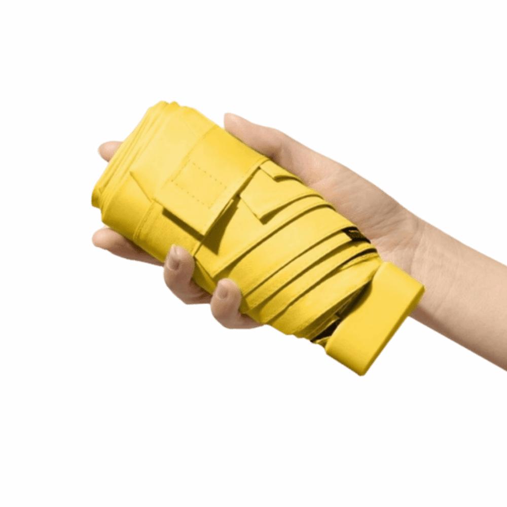 Пятислойный мини-зонт от солнца UPF50, ручной зонт-парасоль, практичный складной карманный зонт для улицы