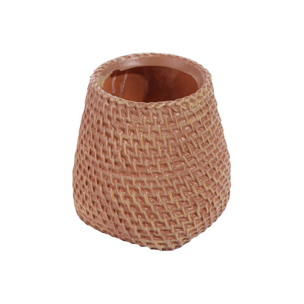 Simple Rattan Pen Holder Stationery Storage Tableware Holder Vine Pen Holder Desk Accessories