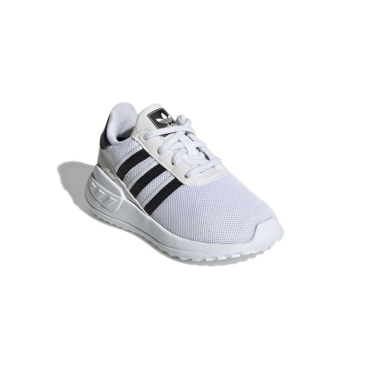 Adidas Originals LA Trainer Slip Resistant Comfortable Retro Style Sports Casual Durable Low Top Walking Shoes Baby Shoes White FW0586