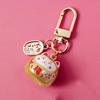 Японский брелок для ключей Lucky Cat, сумка для автомобиля, брелки, декор, кулон со звуком воды и колокольчиком