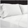 Luxury Queen Size Pillow Case (20 X 30 Inch) - 2 Piece Set, 100 Percent Egyptian Cotton 600 Thread Count, White Plain Color
