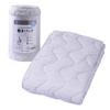 Nishikawa Seven Days Bed Soft and Elastic On Four CM05040013 Pad, Single, Washable, Fluffy, Anti-Breathable, Anti-Slip, Corners, Gray,
