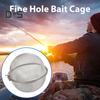 Клетка для рыболовной приманки из нержавеющей стали, портативная мелкая сетка, твердый держатель для приманки, шариковый держатель, аксессуары для ловли карпа, подарок для любителей рыбалки