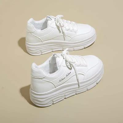 Осенние Удобные Туфли из Синтетической Кожи для Женщин Плетеные Летние Кроссовки Женские Черные Ботинки Спортивные Тенисе