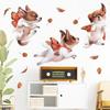 Декоративные наклейки Супер милые наклейки Мультяшные наклейки с животными Милые домашние животные Собаки Наклейки на стену Фон для стен детской комнаты