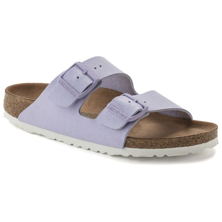 Birkenstock Arizona Leather Flat Slide Fashion Sandals Unisex sandals Purple 1022607