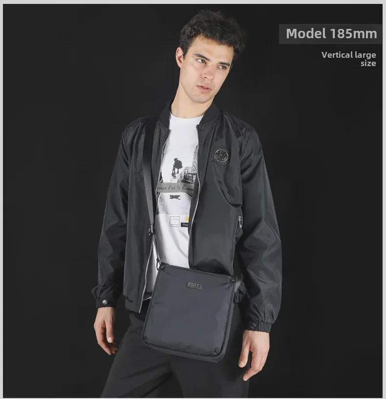 Baojiaxi Мужская водонепроницаемая сумка через плечо из ткани Оксфорд - повседневный рюкзак и сумка-мессенджер 