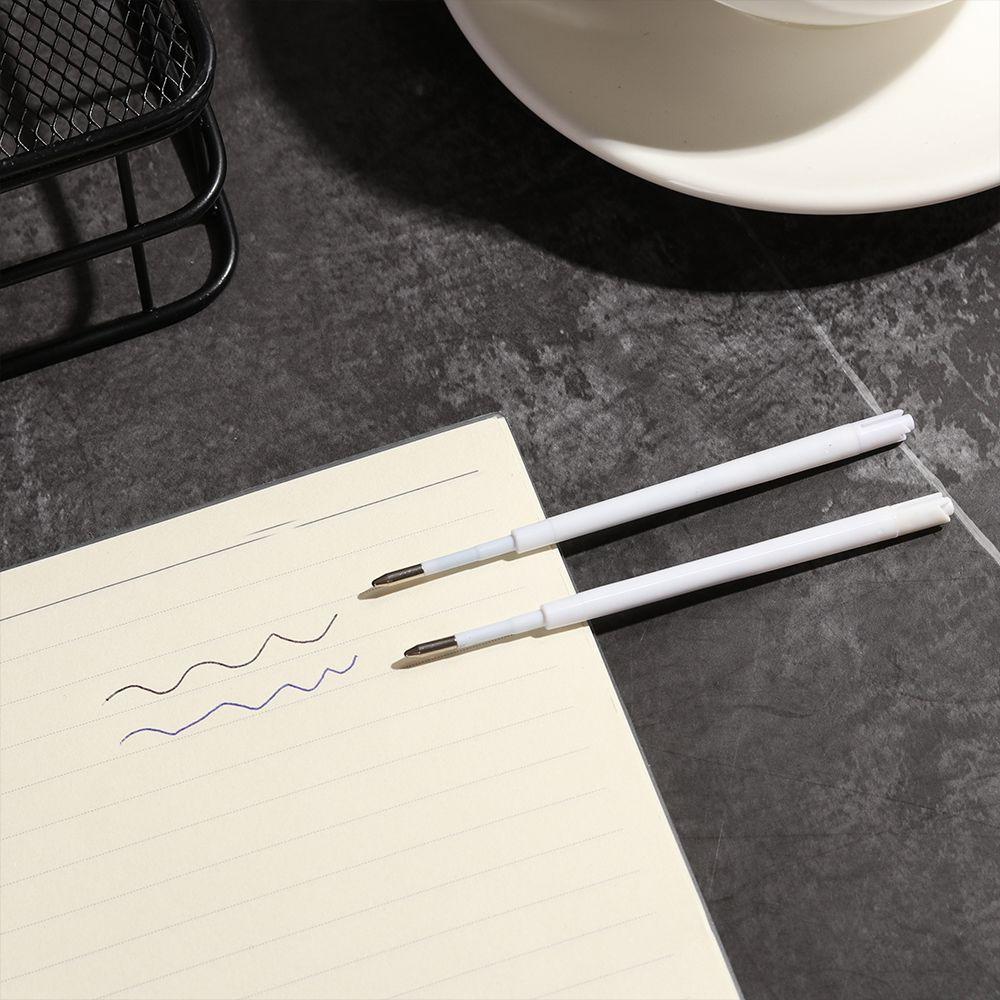 Pcs/lot Smooth Plastic Signature Writing Tool Replacement Lead Ballpoint Pen Refill Press Pens Core