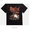 Футболка с принтом Meat Loaf Bat Out Of Hell Tour Черная S 2345XL винтажная Стильная универсальная для мужчин Слегка повседневная