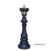Black and White Chess Piece Resin Figurine for Creative Home Decor