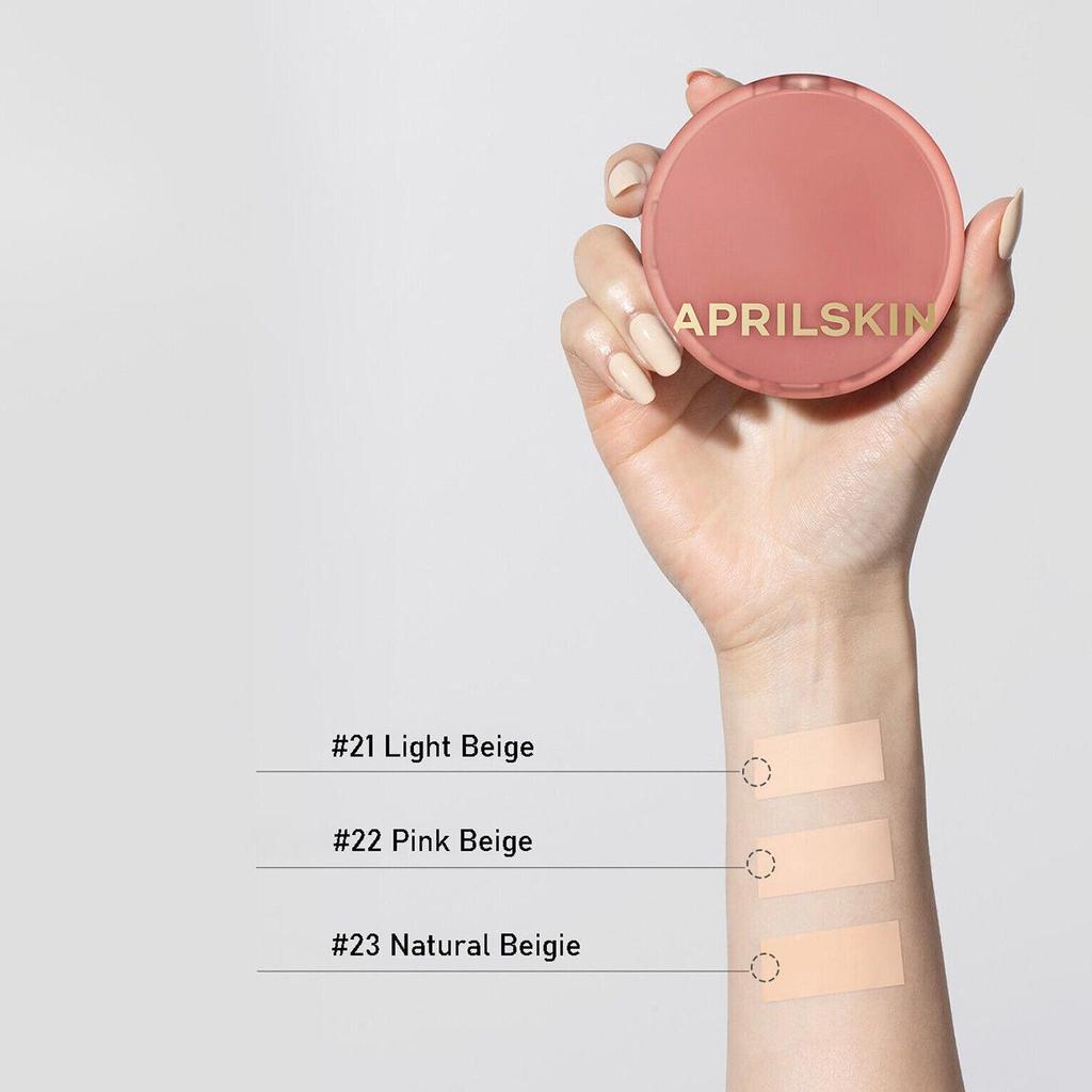 Aprilskin Кушон Hero с запасным блоком (4 цвета) SPF 50+ PA++++ 12г*2шт