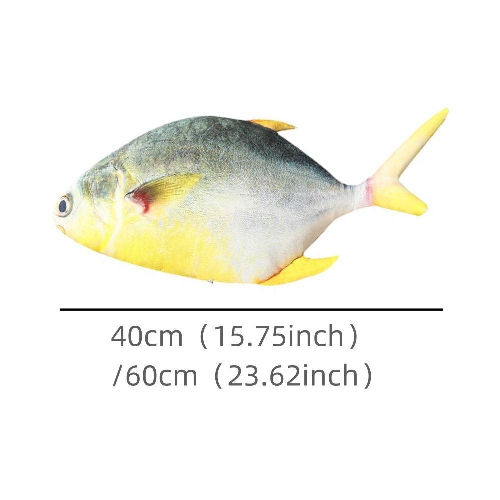 Soft Simulation Sea Fish Plush Toys Stuffed Fish Sleeping Pillow Dolls Bedroom