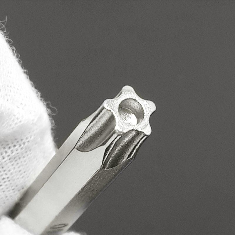 Набор насадок-звездочек T10-T40, шестигранный хвостовик 1/4 дюйма, сталь S2, магнитные, 50 мм, насадка для отвертки, трещоточная рукоятка, ручные инструменты