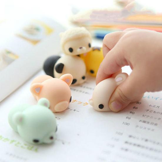 Мягкие силиконовые игрушки-антистресс в виде животных для детей и взрослых