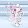 Yousheng Kids - игрушка-робот с дистанционным управлением и светодиодными глазами, интеллектуальная программируемая модель робота с функцией распознавания жестов, пения, ходьбы, танцев для малышей
