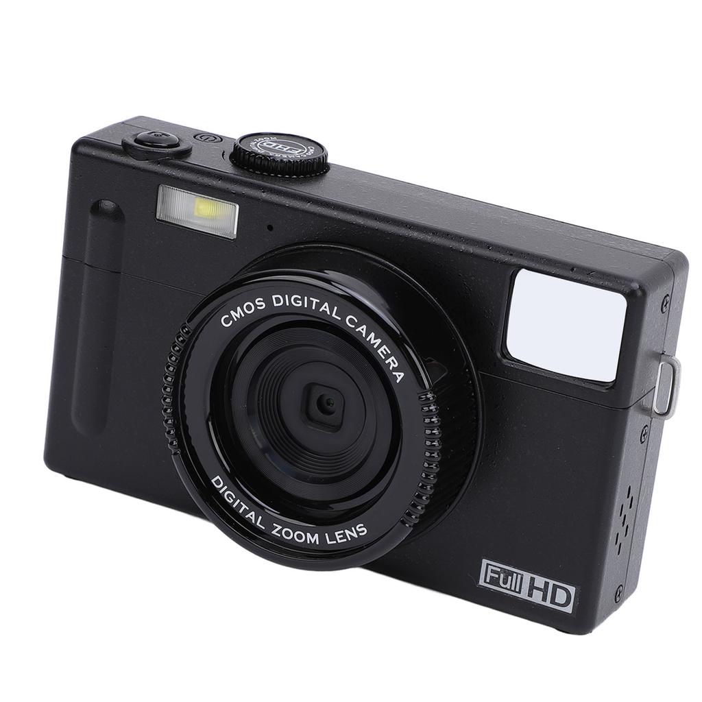 Цифровая камера для подростков 48MP 1080P HD 3-дюймовый IPS экран 16X цифровой зум USB C портативный карманный видео