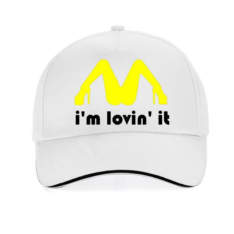Men Tricolor I'm Loving It Inapropriate Offensive Sex Baseball Cap Funny Humor Joke Rude Summer Dad Hat Adjustable Snapback Hats