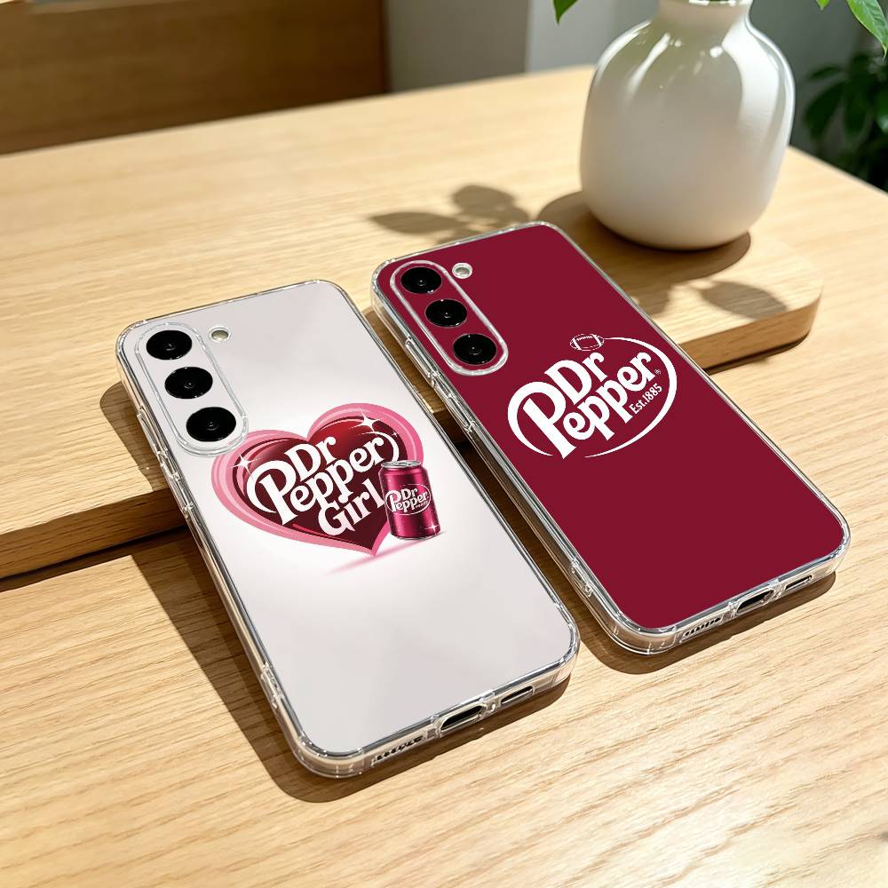 Бренд напитка Вишня D-Dr P-Pepper Чехол для телефона Samsung Galaxy A91,80,73,72 ,71,53,52,32 ,31,22,21s,20, Прозрачный чехол