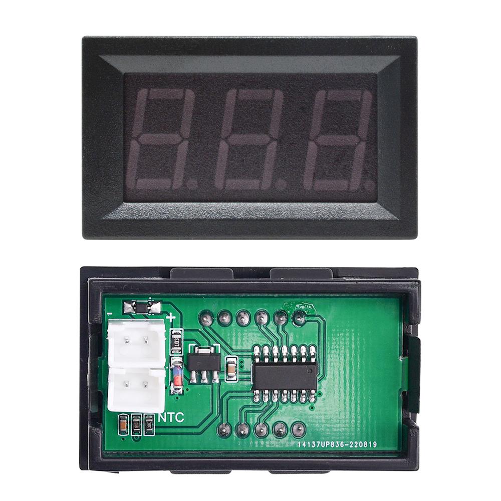 DC 4-30V Mini Digital LED Thermometer for Car Temperature Monitor Panel Meter Measuring Range -50-120°C with Temperature Probe