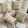 Pillowcase Stylish Bohemian Ethnic Tassel Design Thickened Embroidered Sofa Bedside Cushion Office Tufted Pillowcase