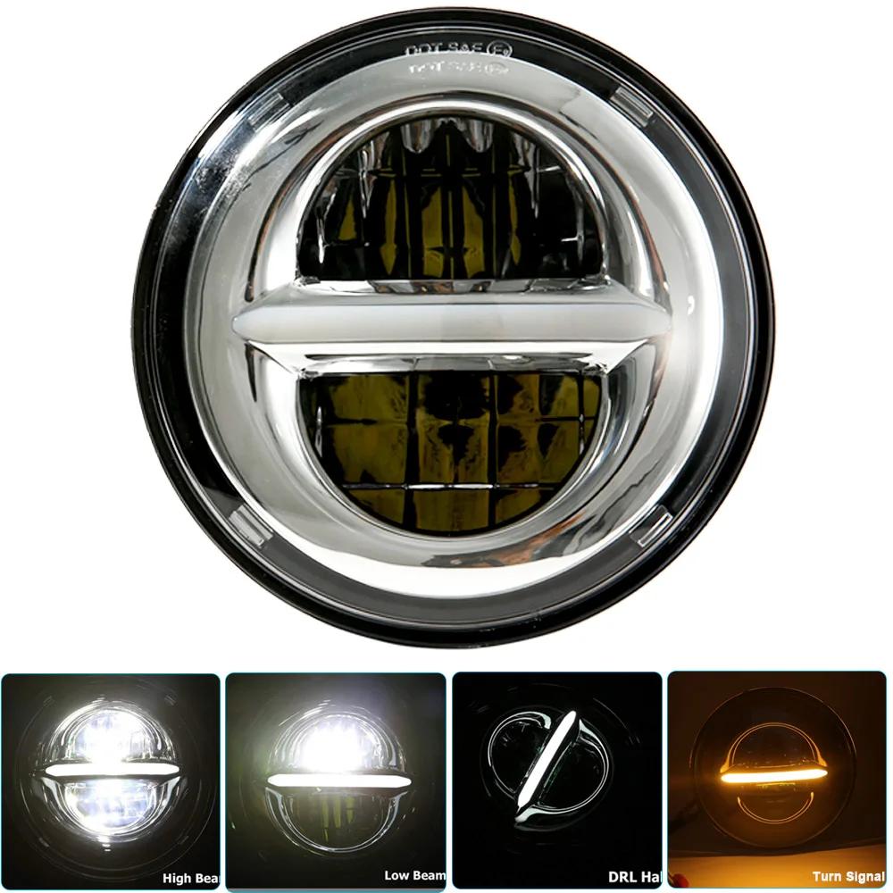 5,75-дюймовая светодиодная фара ДХО для Harley Sportster 1200 XL1200L Custom XL1200C 883 XL883 883L XL883R 48 фара 5 3/4"