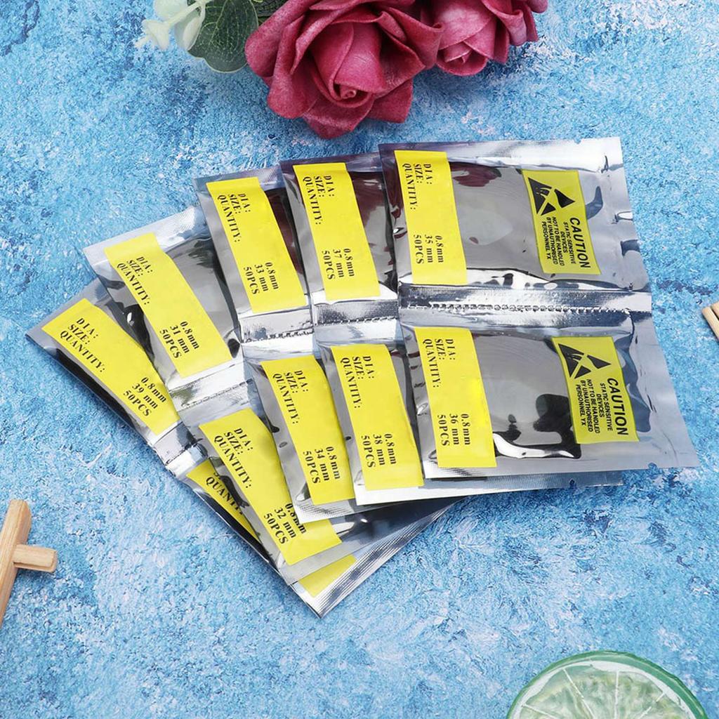 500pcs/bag O Ring Rubber Seal Watch Back Cover Seal Gaskets Watch Repairing Tool (0.8)