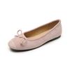 Fashion Women's Shoes 2025 New Fashion Comfortable Soft Sole Casual Shoes Women's Bow-knot Ballet Flats Shallow Mouth Round Toe Loafers