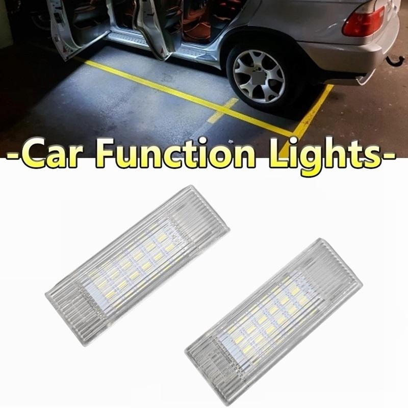 2x LED Door Courtesy Footwell Light Luggage Trunk Glove Box Lamp For BMW F20 F21 F30 F31 F34 F32 F10 F11 F07 F15 F26 E84