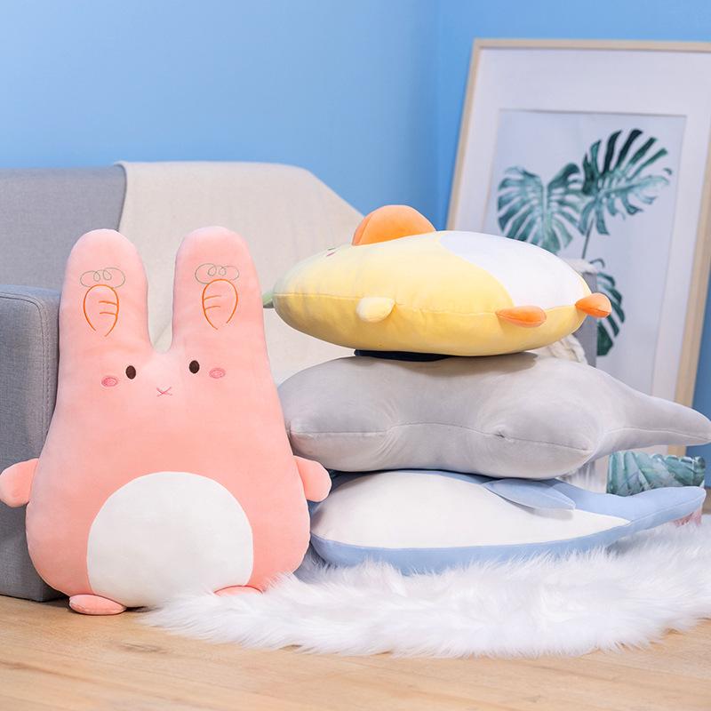 Новый продукт Kada Animal Creative Soft Body Plush Expression Duck Cushion Cartoon Smart Cute Подушка Girl Gift