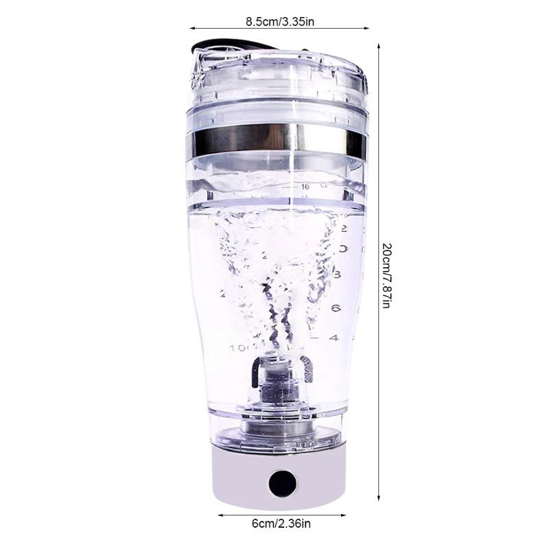 Электрический стакан для смешивания с зарядкой через USB, портативный шейкер для протеинового порошка, миксер для бутылок, шейкер для бутылок с протеином, шейкер для протеиновых чашек