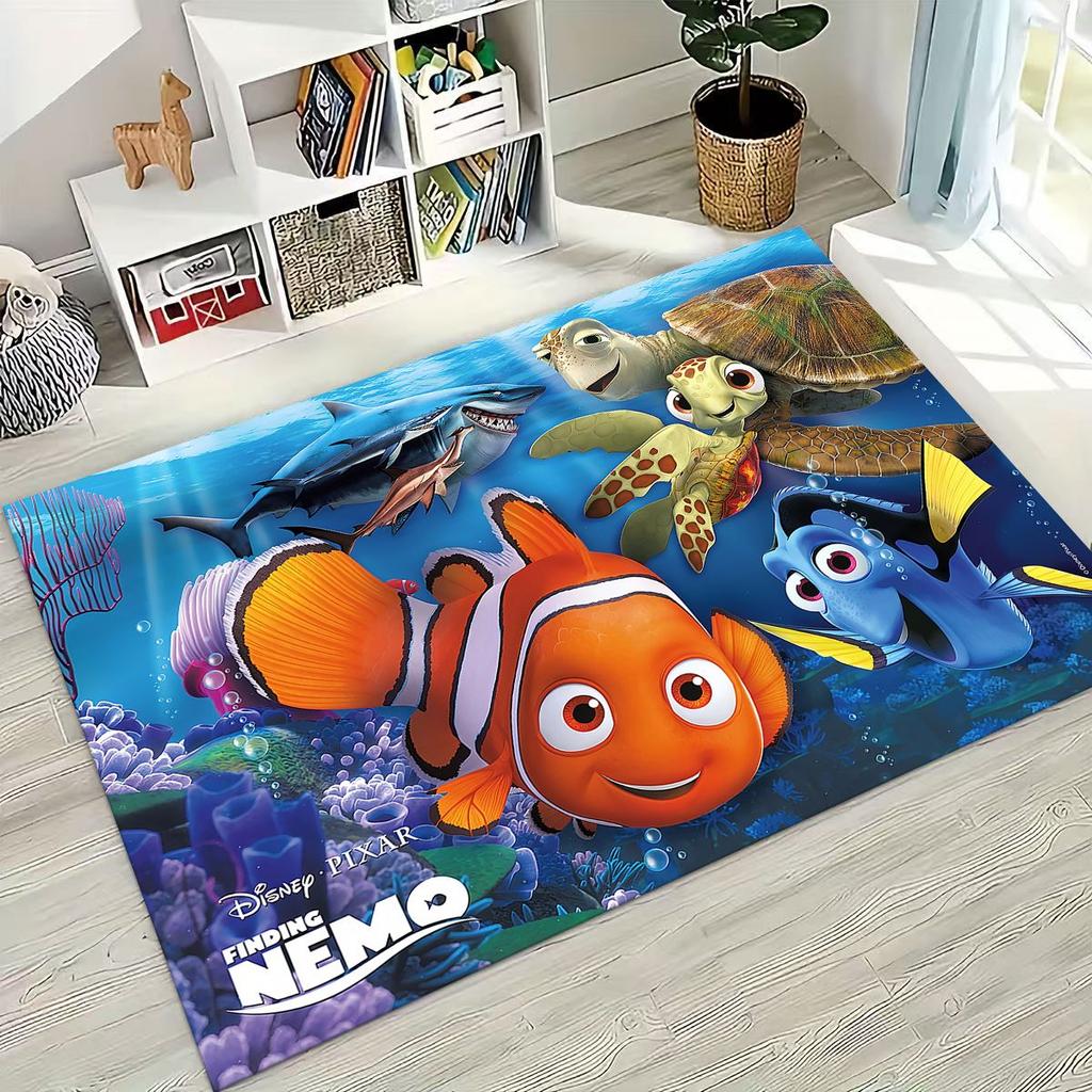 3D Ковер Мультяшный В Поисках Немо Подводный Мир для Спальни Гостиной Дивана Дома, Большой Детский Нескользящий Коврик для Пола, Подарок