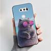 Чехол для LG V30 V30+ V30S V30S+ V35 V35+ ThinQ Тонкий Мягкий Черный Силиконовый Чехол Эстетичный Роскошный Милый Крутой Задняя Крышка для Мальчиков Девочек
