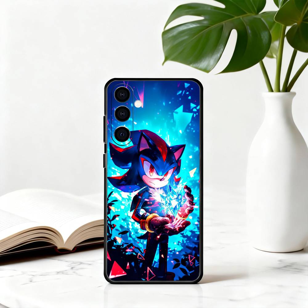 CUTE The H-Hedgehogs S-Sonic-HS Phone Case Black Silicone Soft For Samsung Galaxy A73,A72,A71,A70,A53,A52,A51