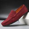 High Quality Leather Men Loafers  Slip On Mens Casual Shoes Fashion Flats Male Driving Shoes Moccasins Ten Colors Size 38-47