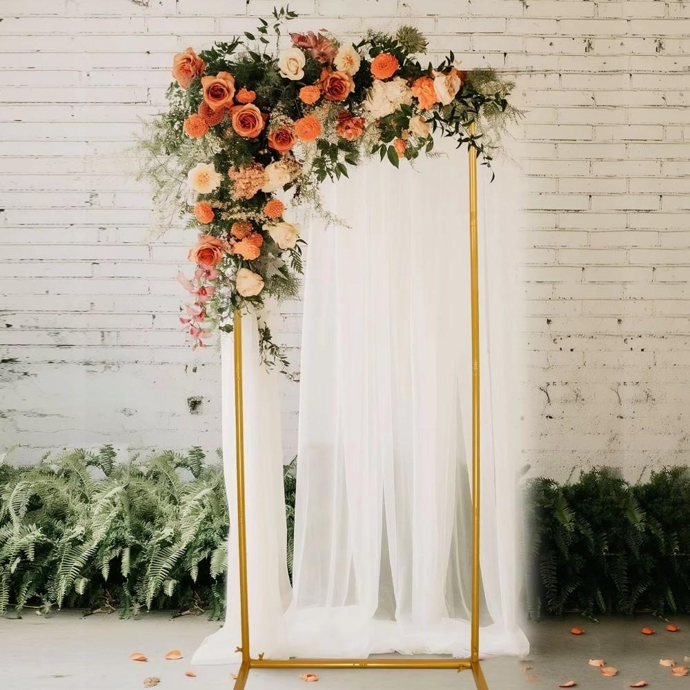 Металлическая арка для воздушных шаров Квадратная рама для свадебной арки Новый держатель для фонарей Садовый декор